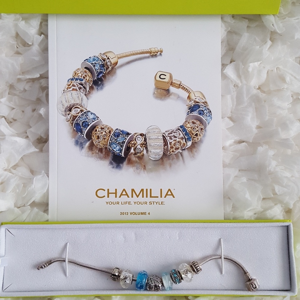 Chamillia Sterling Silver. Charm Bracelet